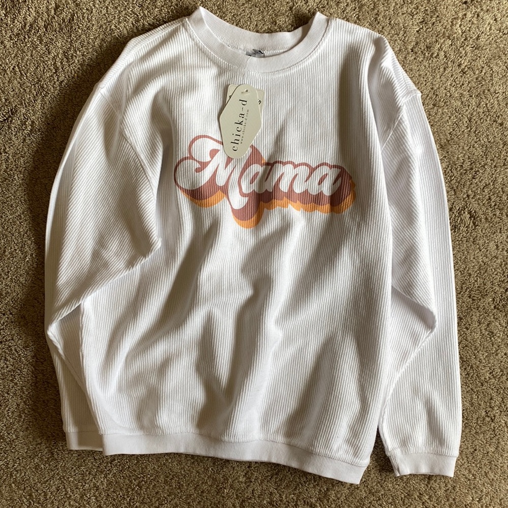 Corded Mama sweatshirt brand new